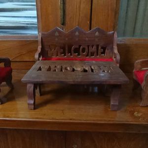 Miniature wooden Sofa Set