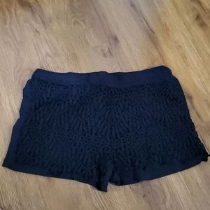 Black Fancy Shorts