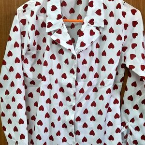 Heart Printed Shirt