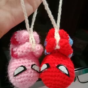 Crochet Spiderman Keychain!