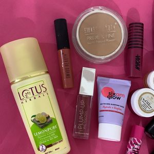 Combo Of Skincare And Makeup Products