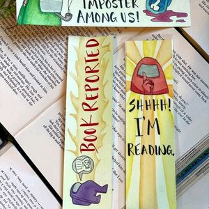 Beautiful Custom Hand-painted Bookmarks