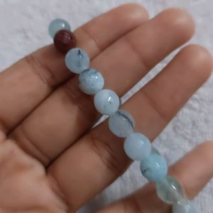 Blue Water Beads Bracelet