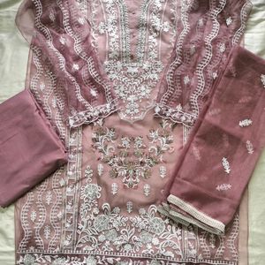 Pakistani Organza Suit Set