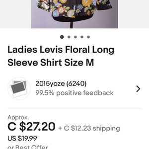 Levi’s Floral Yvette Shirt