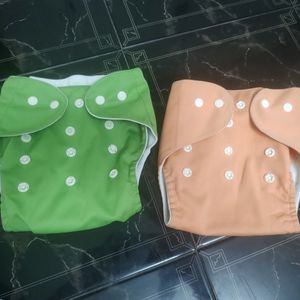 Combo Of 2 Adjustable Cloth Diaper