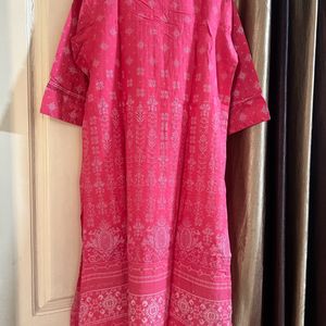 W Kurta And Palazzo Set - Large