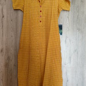 Yellow Daily wear Kurti