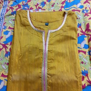 Cotton Silk Kurti Xxl Size ( 44)