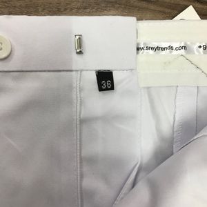 White 36 Formal Trouser