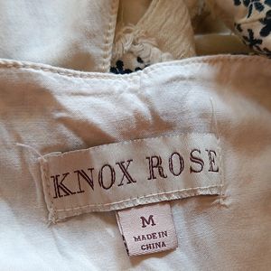 Off White Knox Rose Top