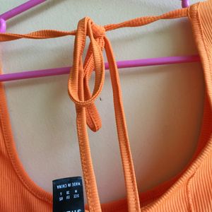 Orange Shein Top