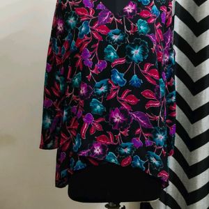 Plus Size Floral Top