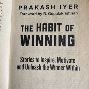 The Habit Of Winning