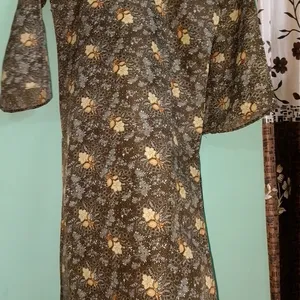 Brown Silk Kurta