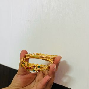 Combo Of 2 Pieces Adjustable Kada & 1 Bracelet