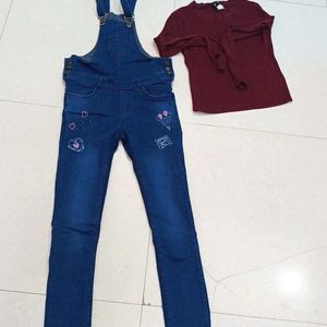 Jense Top Dungaree