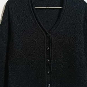 Jet Black Cardigan