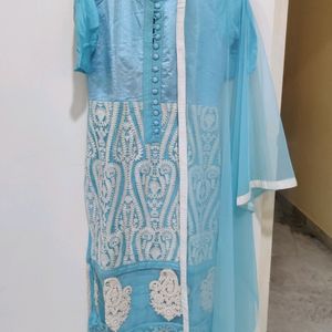 Kurti With Beautiful Dupatta