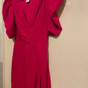 Wrap Dress Charming Fuschia Pink