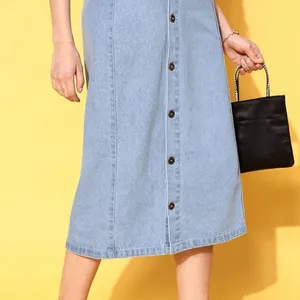 Women Long Denim Skirt♥️