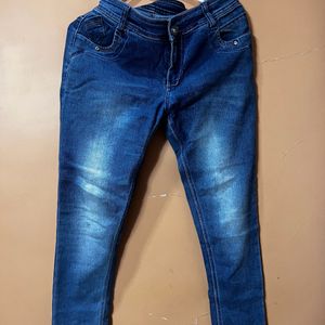 Blue Denim Jeans For Girls