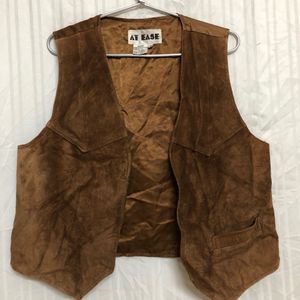 At Ease Leather Waistcoat