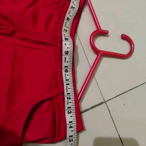 Red Trouser Pants Slim