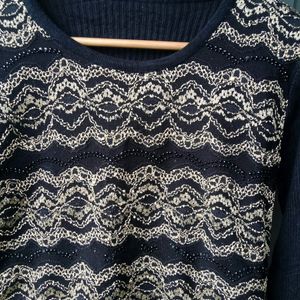 Sweater With Lace