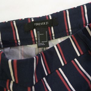 Blue Trouser With Red And White Strips Waist 26