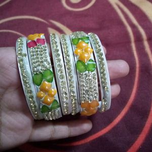 Beautiful Kada Bangle Set + One Freebies