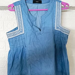 Very Nice Quality Denim Top For Sale