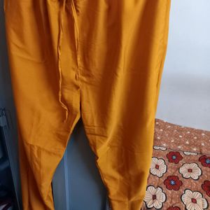 Orange Semi-formal Pant For Kurti