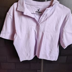 Polo Tshirt Crop Size