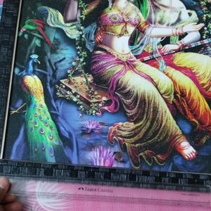 Beautiful Radhe Krishna Frame/Krishna Photo Frame