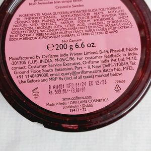 Oriflame Forest Berries Fruit Jam Scrub