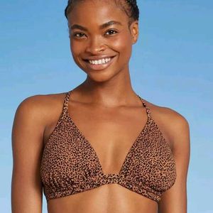 Juniors Ribbed Triangle Bikini Top - Xhilaration