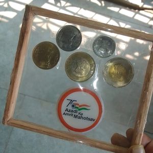 75 Amrit Mahotsav Frame Collection Coin