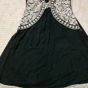 Black Anarkali Kurta