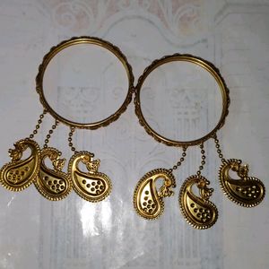 Gold Plated Bangles Combo Of 2