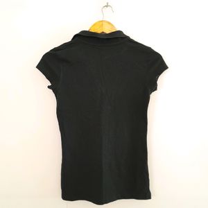 Black Polo T-Shirt (Women's)