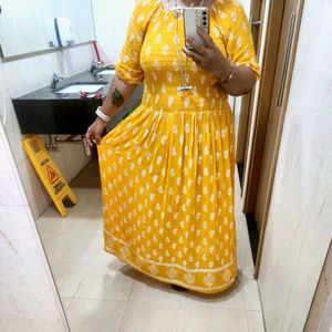 Yellow Jaipur Dress