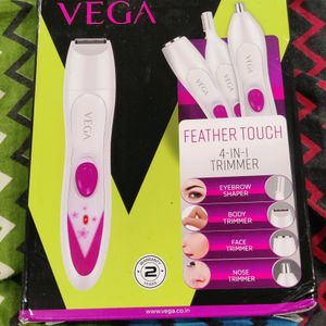 vega 4 in 1 trimmer for ladies, painless hair removal