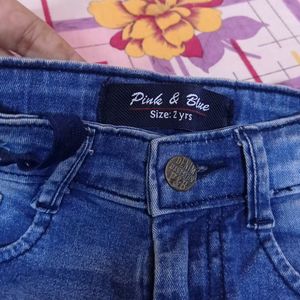 Blue Jeans For Boys Age 2Yrs