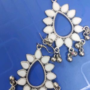 White Ethnic Earings