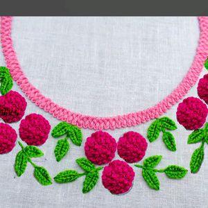 Blouse Neckline Embroidery