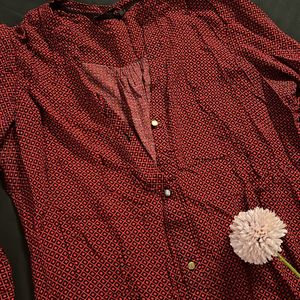 Red Tunic Top