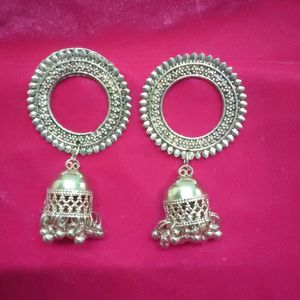 Oxidised Jhumkas