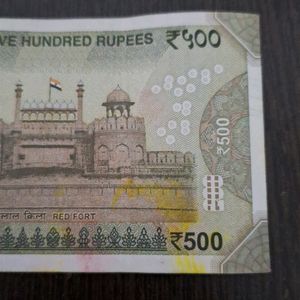 9MU 404400; 500 Rupees Note