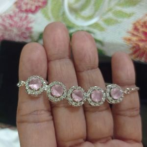 Silver American Diamonds Bracelet